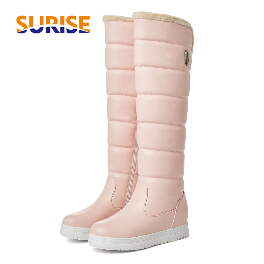 Waterproof Winter Boot - Botas de nieve de plataforma hasta