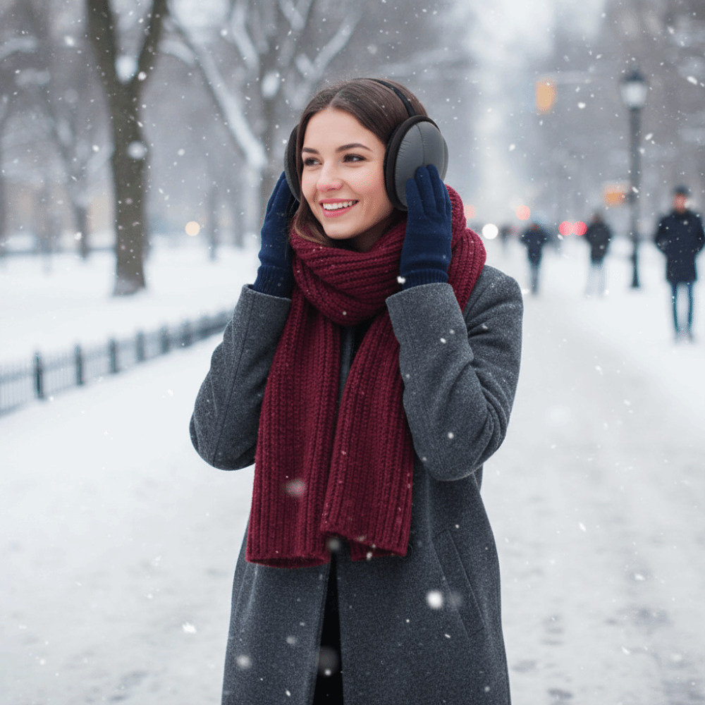 Orejeras de Invierno para Homb - Earmuffs Foldable reseña y precio
