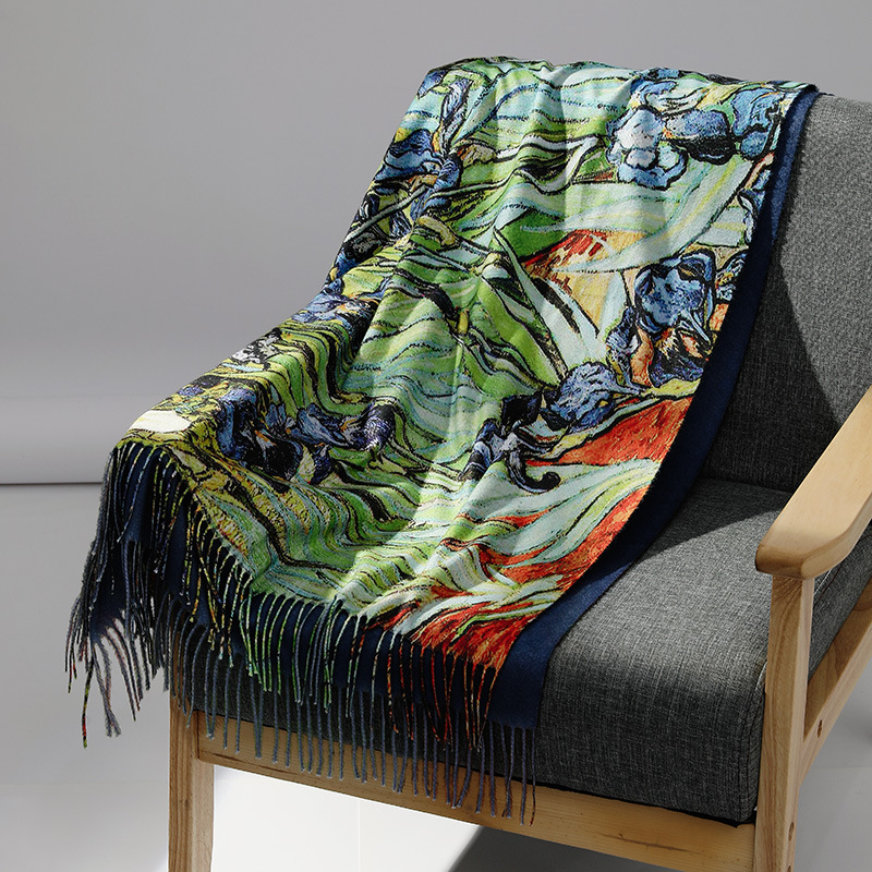 Bufanda de Cachemira con pintu - Shawl Wrap Winter reseña y precio